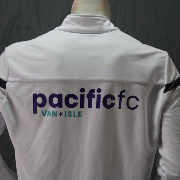 Pacific FC Warm Up Jacket by Macron -  Alternate White Base Colour Men's Medium - Picture 7 of 10